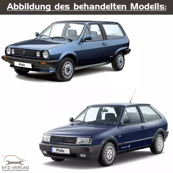 VW Polo 2 - Typ 86C, 86CF, 2F, 80, 800, 801, 802, 803 - Baujahre von 1981 bis 1994 - Fahrzeugabschnitt: Motor-Mechanik für Benzinmotoren und Direkteinspritzmotoren - Reparaturanleitungen zur Reparatur in Eigenregie für Anfänger, Hobbyschrauber und Profis.