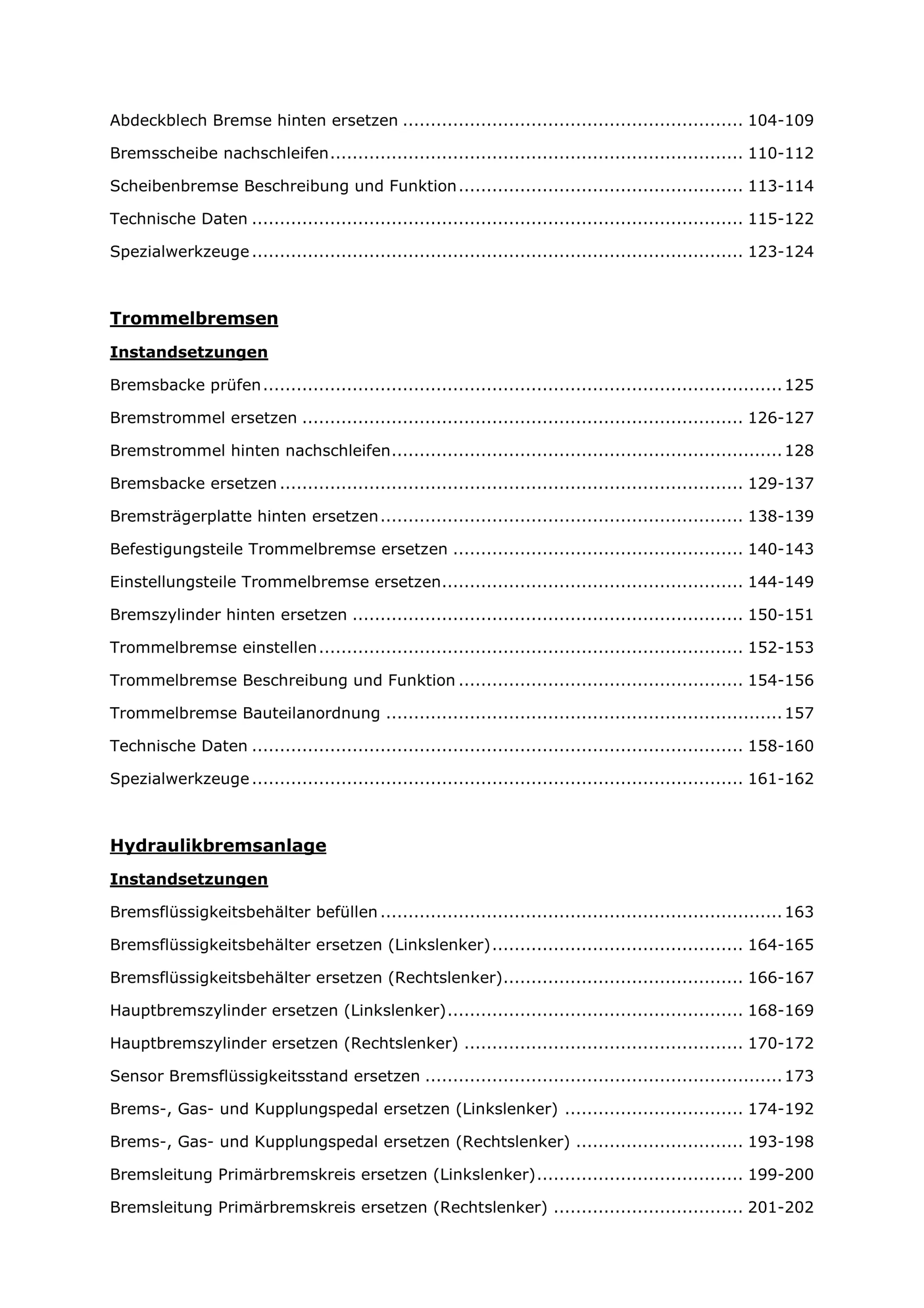 Opel Adam Typ M13 2012-2019 Bremsanlagen Bremsen System Reparaturanleitung Buch