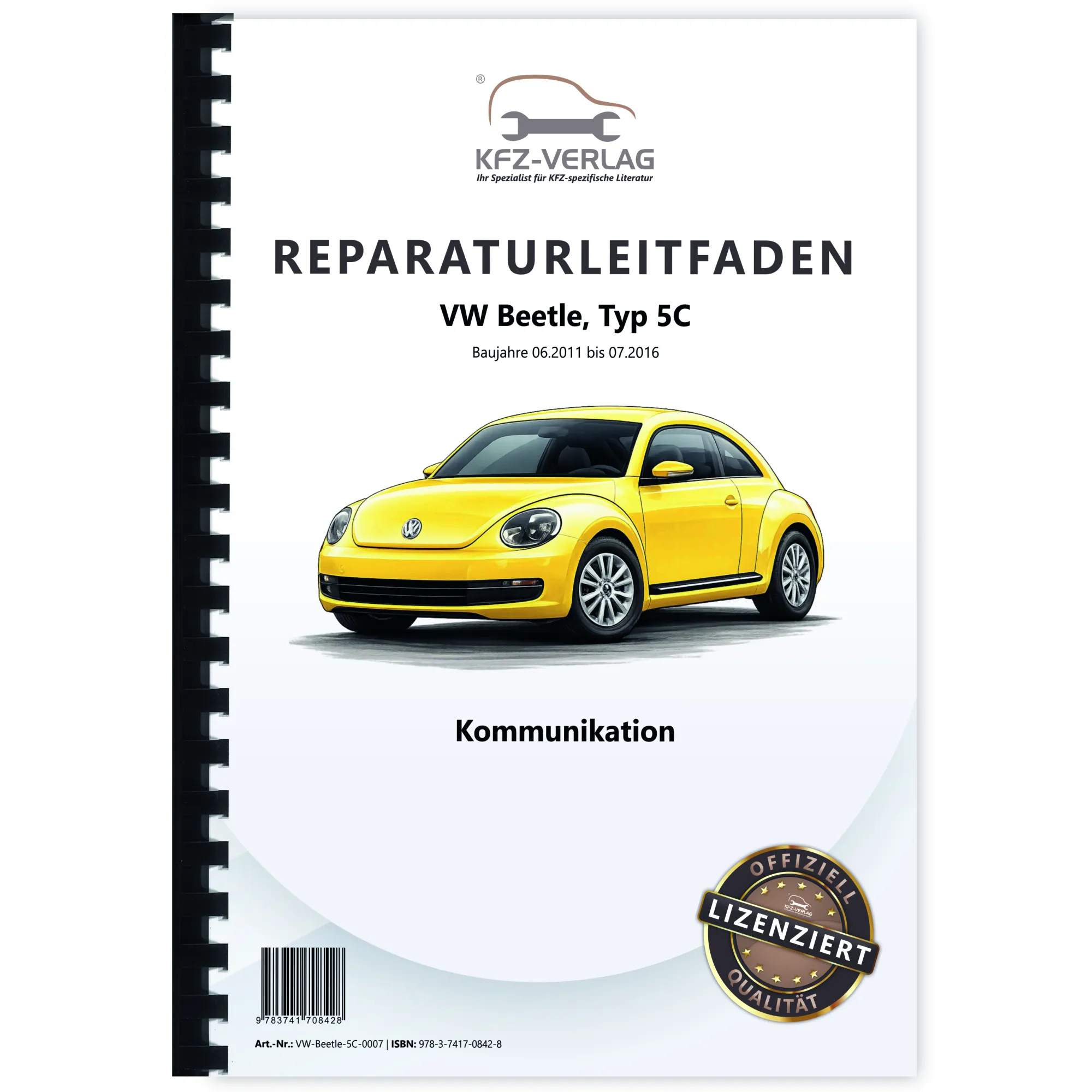 VW Beetle 5C 2011-2016 Kommunikation Radio Telefon Navigation Reparaturanleitung