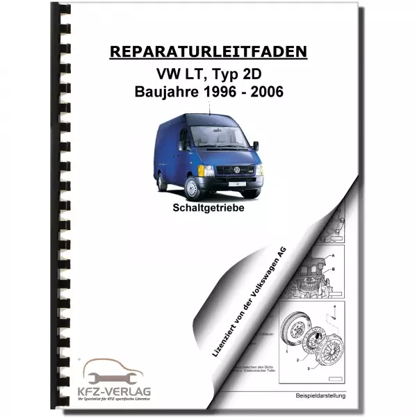 VW LT 2D 1996-2006 5 Gang Schaltgetriebe 000.1 000.2 Kupplung Reparaturanleitung