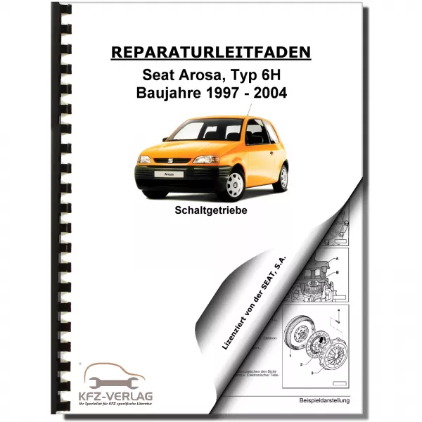 SEAT Arosa Typ 6H (97-04) 5 Gang Manuelles Schaltgetriebe 002 Reparaturanleitung