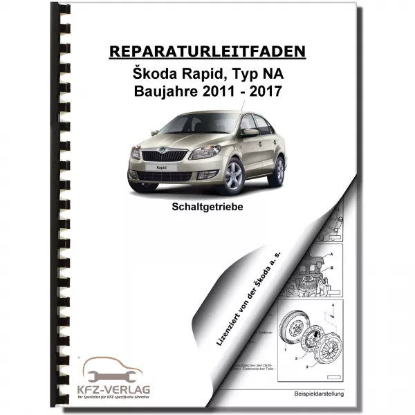 SKODA Rapid NA 2011-2017 5 Gang Schaltgetriebe 02R Kupplung Reparaturanleitung