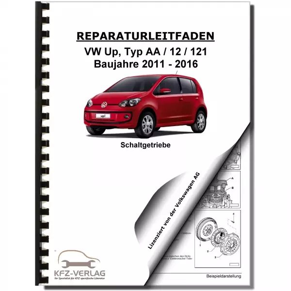 VW Up! 121 (11-16) Automatisiertes 5 Gang Schaltgetriebe 0CT Reparaturanleitung