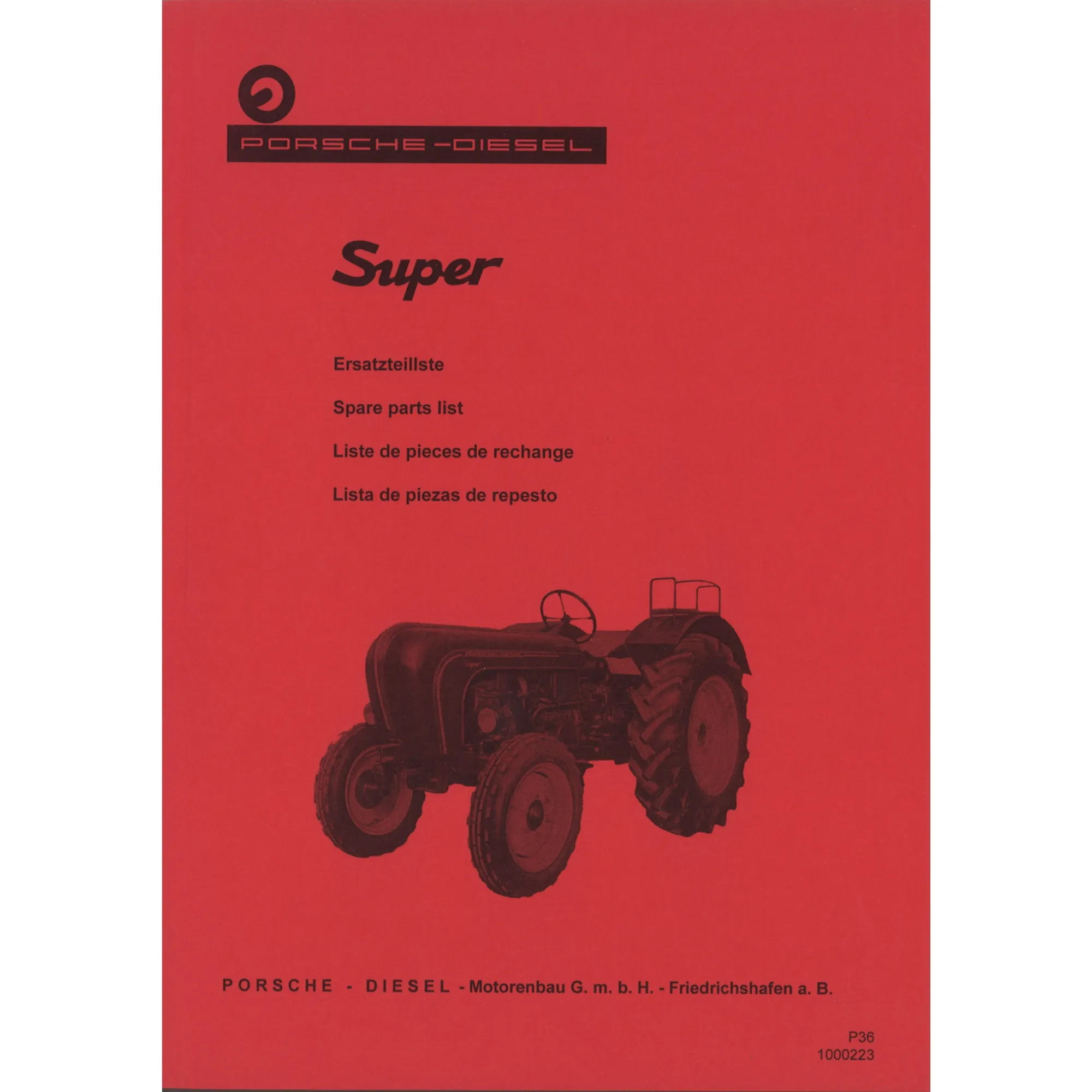 Porsche Diesel Schlepper 329 Super Export (Gebraucht) in Altnau für CHF