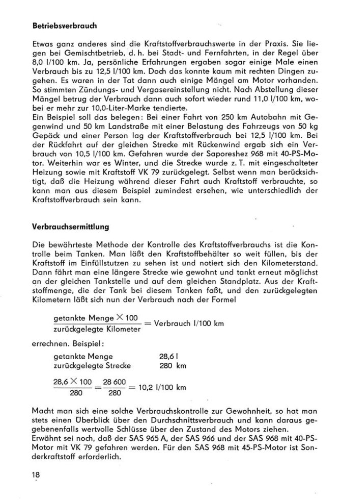 Ich fahre einen Saporoshez 965A/966/968/968A Kontroll-/Reparaturtipps Transpress