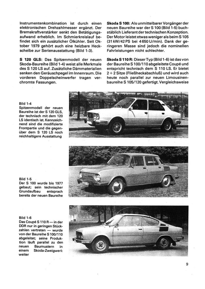 Ich fahre einen Skoda S100/105/110/120 S/L/R/LS/GLS Reparaturtipps Transpress