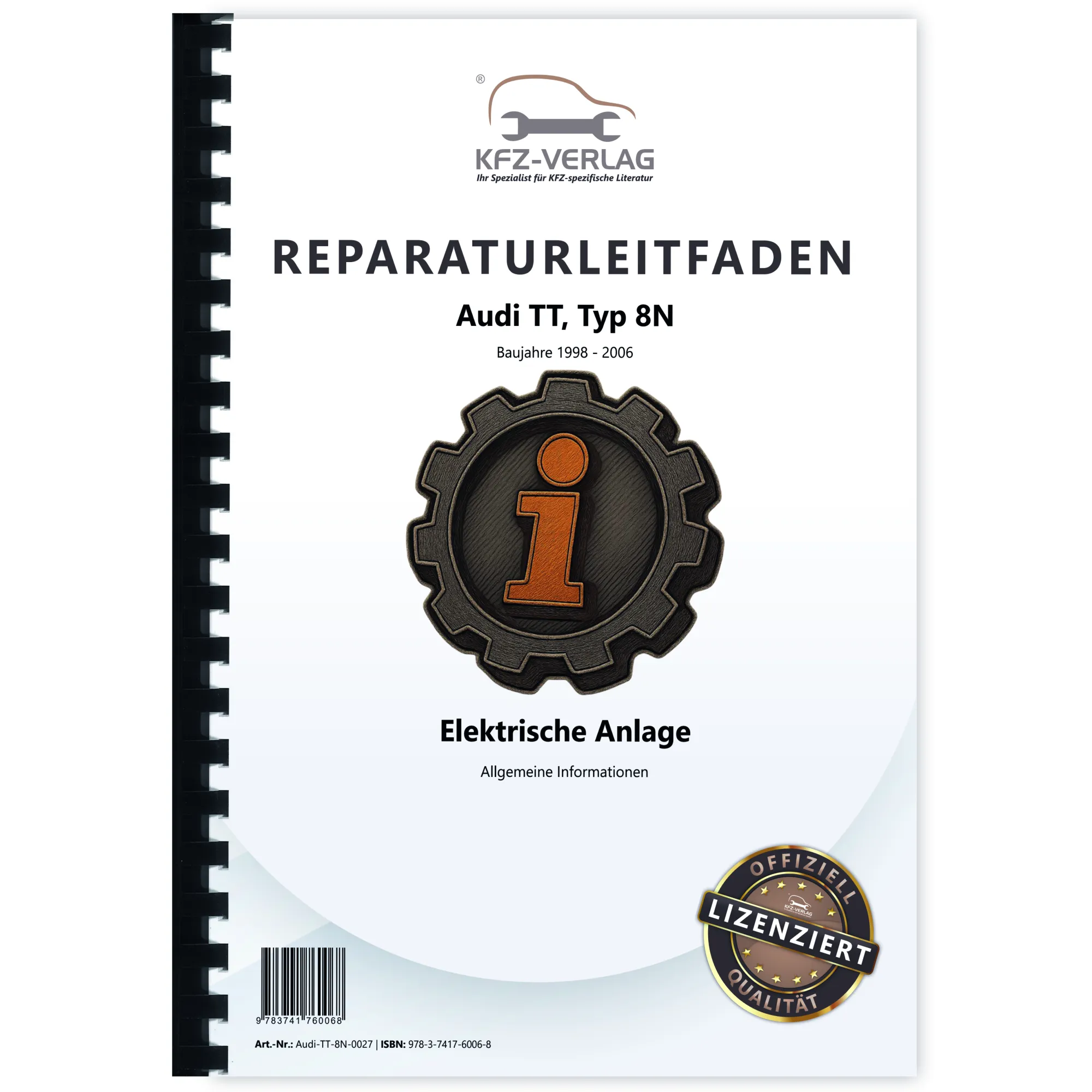 Audi TT 8N (98-06) Stromlaufplan / Schaltplan - Reparaturanleitung Online Kaufen