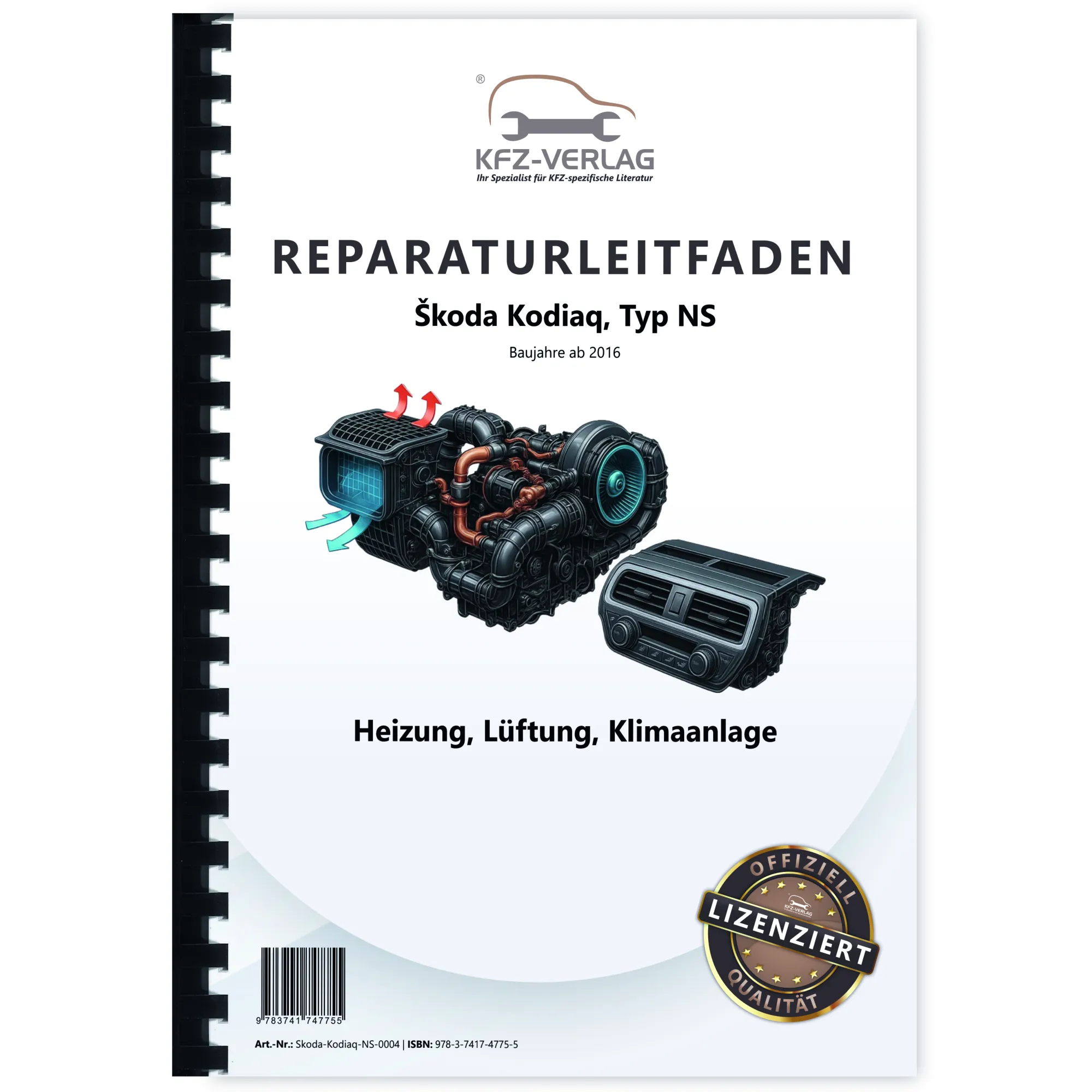 WERKSTATTHANDBUCH REPARATUR SKODA KODIAQ NS7 REPARATURANLEITUNG