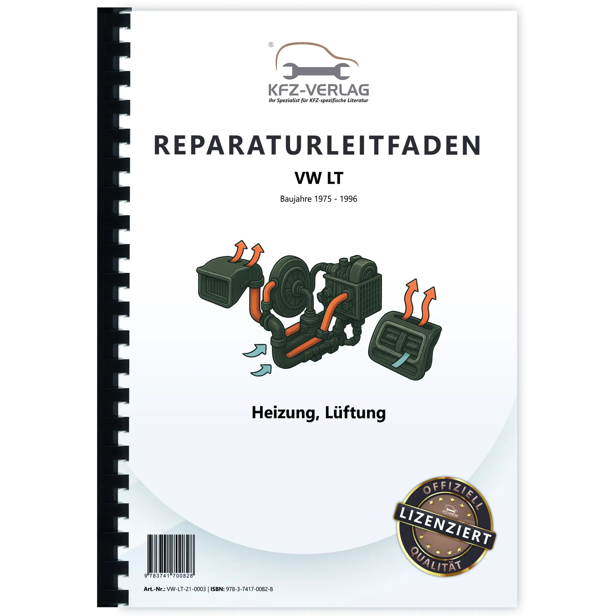 VW LT 1975-1996 Heizung Belüftung Reparaturanleitung