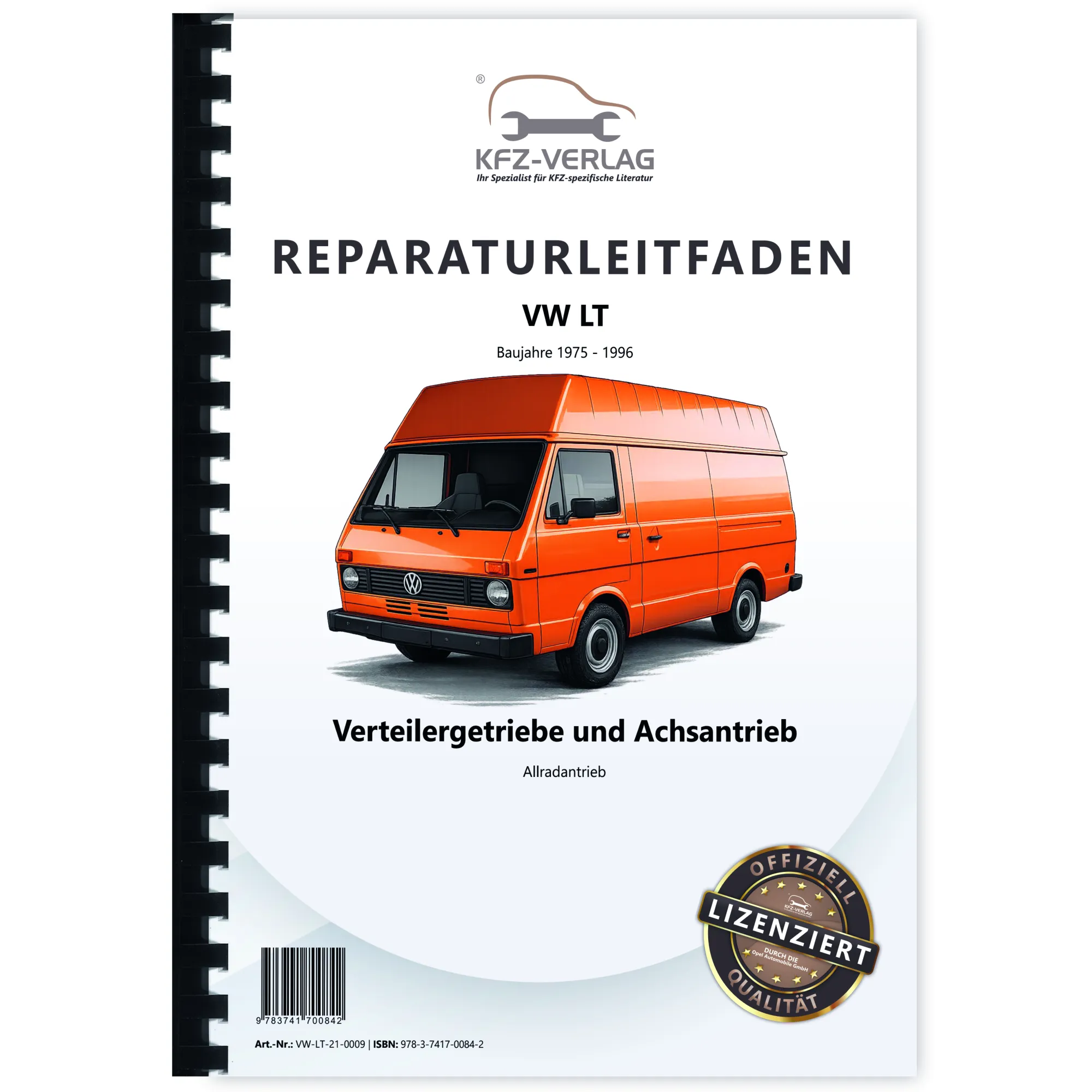 VW LT (75-96) Verteilergetriebe Achsantrieb Allradantrieb Reparaturanleitung