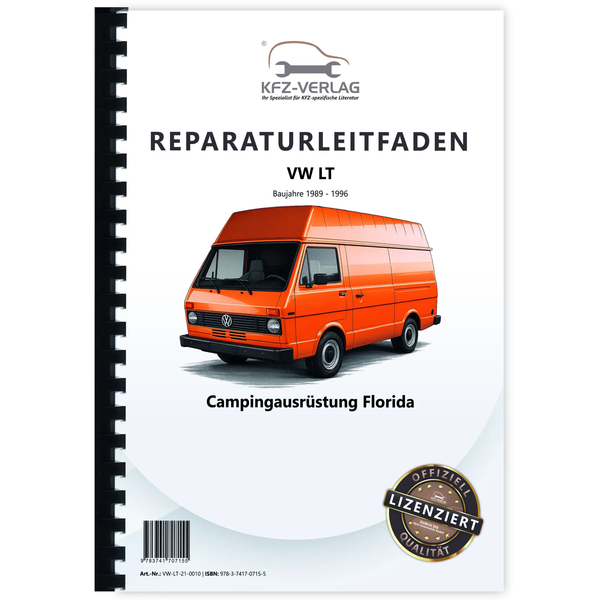 VW LT (89-96) Campingausrüstung Florida Innen Wohnmobil Reparaturanleitung
