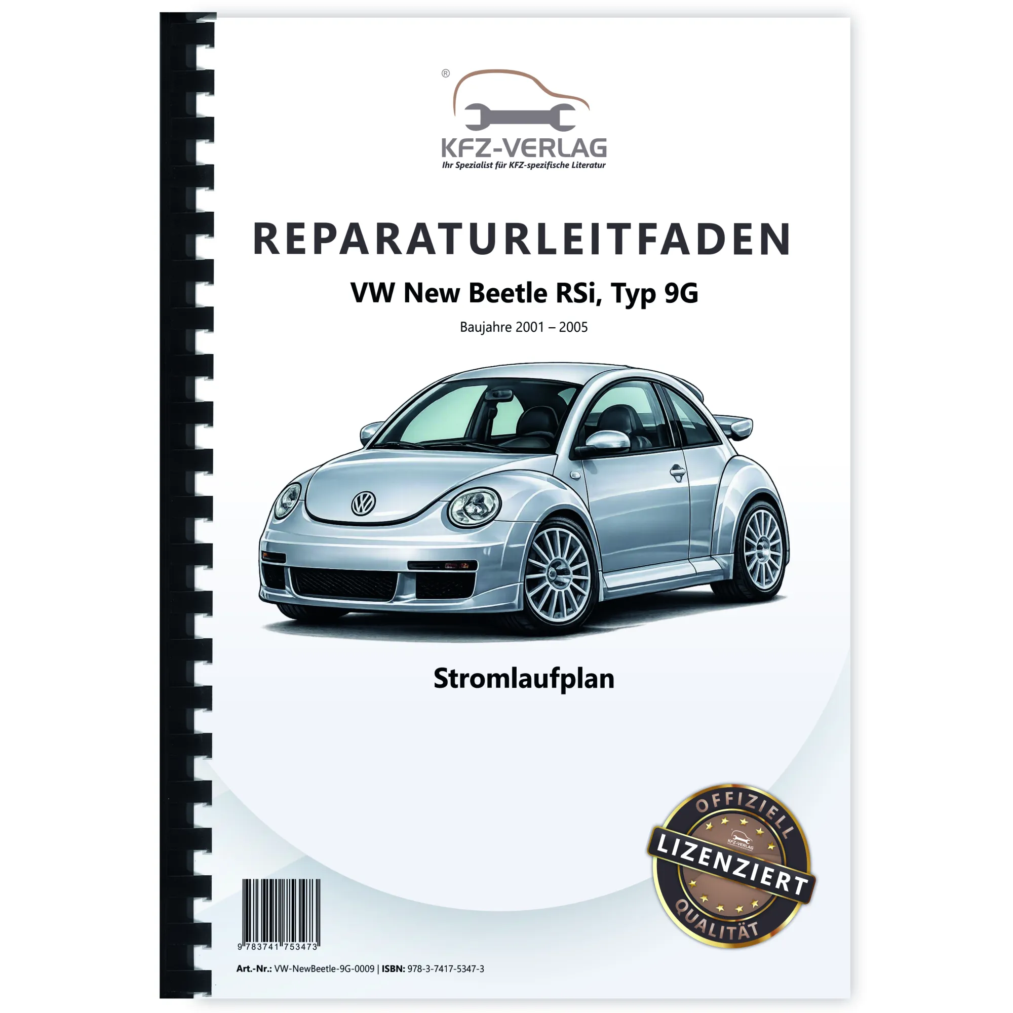VW New Beetle RSi 9G (01-05) Schaltplan Stromlaufplan Verkabelung Elektrik Pläne