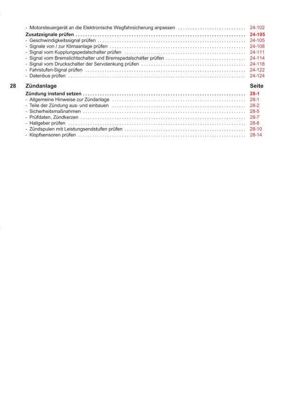 VW Bora 1J 1998-2005 Motronic Einspritz- und Zündanlage 1,8l Reparaturanleitung