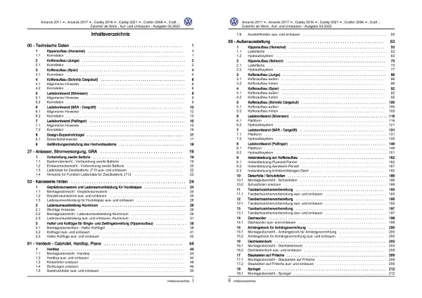 VW Multivan SL ST ab 2021 Auf- und Umbauten Zubehör Reparaturanleitung PDF