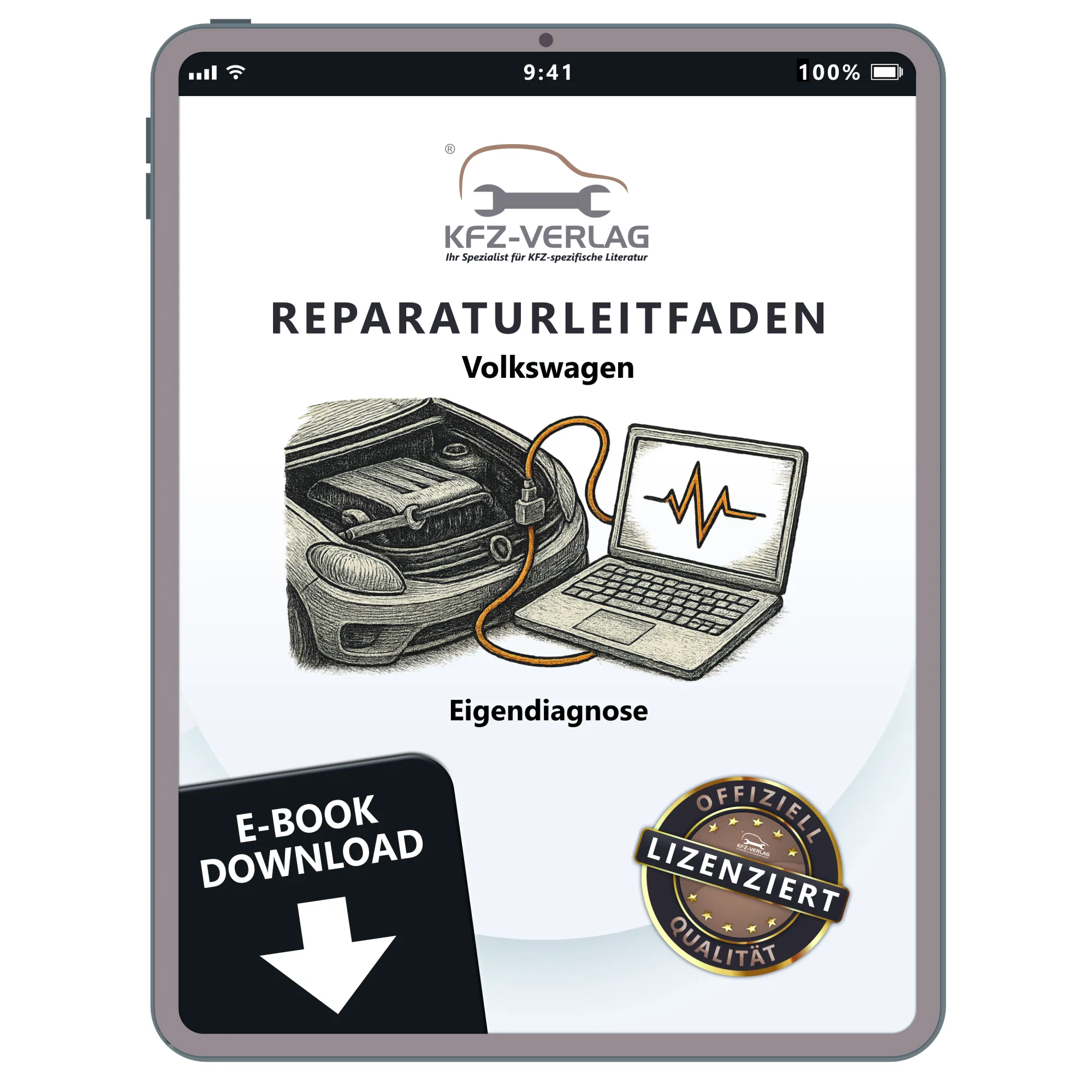 VW Caddy Typ 9K 1995-2003 Eigendiagnose Karosserie Reparaturanleitung eBook