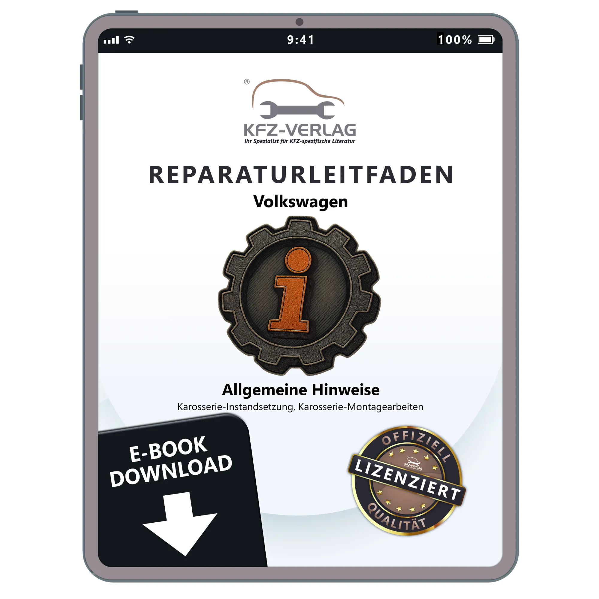 VW Amarok 2H 2010-2016 Allgemeine Hinweise Karosserie Reparaturanleitung eBook