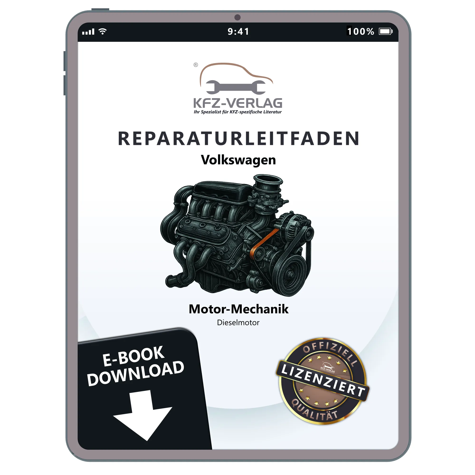 VW Caddy 9K 1995-2003 Dieselmotor Mechanik 57-100 PS Reparaturanleitung eBook