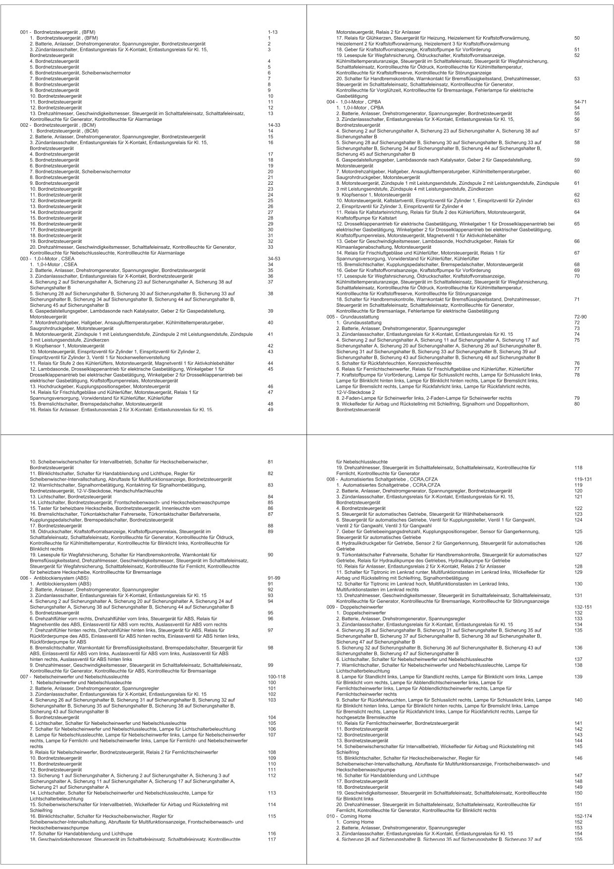 VW Fox Typ 5Z 2013-2021 Schaltplan Stromlaufplan Verkabelung Elektrik Pläne