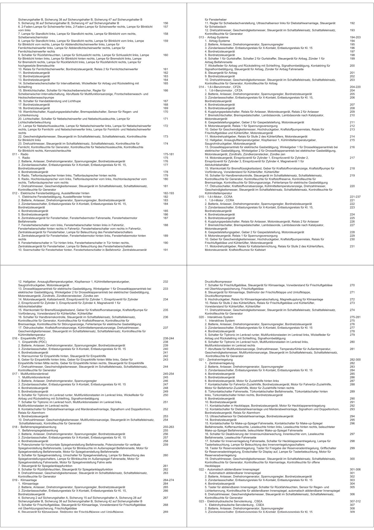 VW Fox Typ 5Z 2013-2021 Schaltplan Stromlaufplan Verkabelung Elektrik Pläne