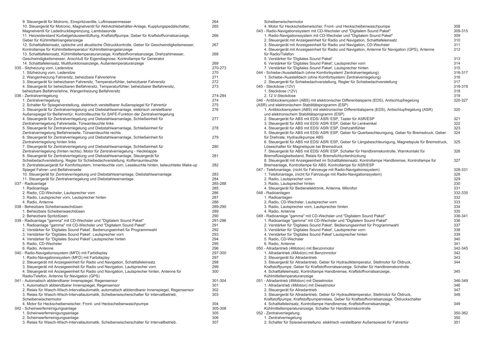 VW Golf 4 Typ 1J 1997-1999 Schaltplan Stromlaufplan Verkabelung Elektrik Pläne