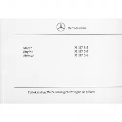 Mercedes-Benz M117 R/C107 4,5l 5,0l 5,6l 1971-1989 Ersatzteilliste
