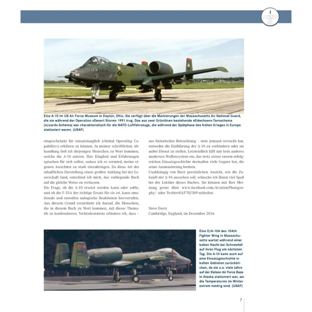 A-10 Thunderbolt Warthog Flugzeug Krieg Handbuch Steve Davies Motorbuchverlag