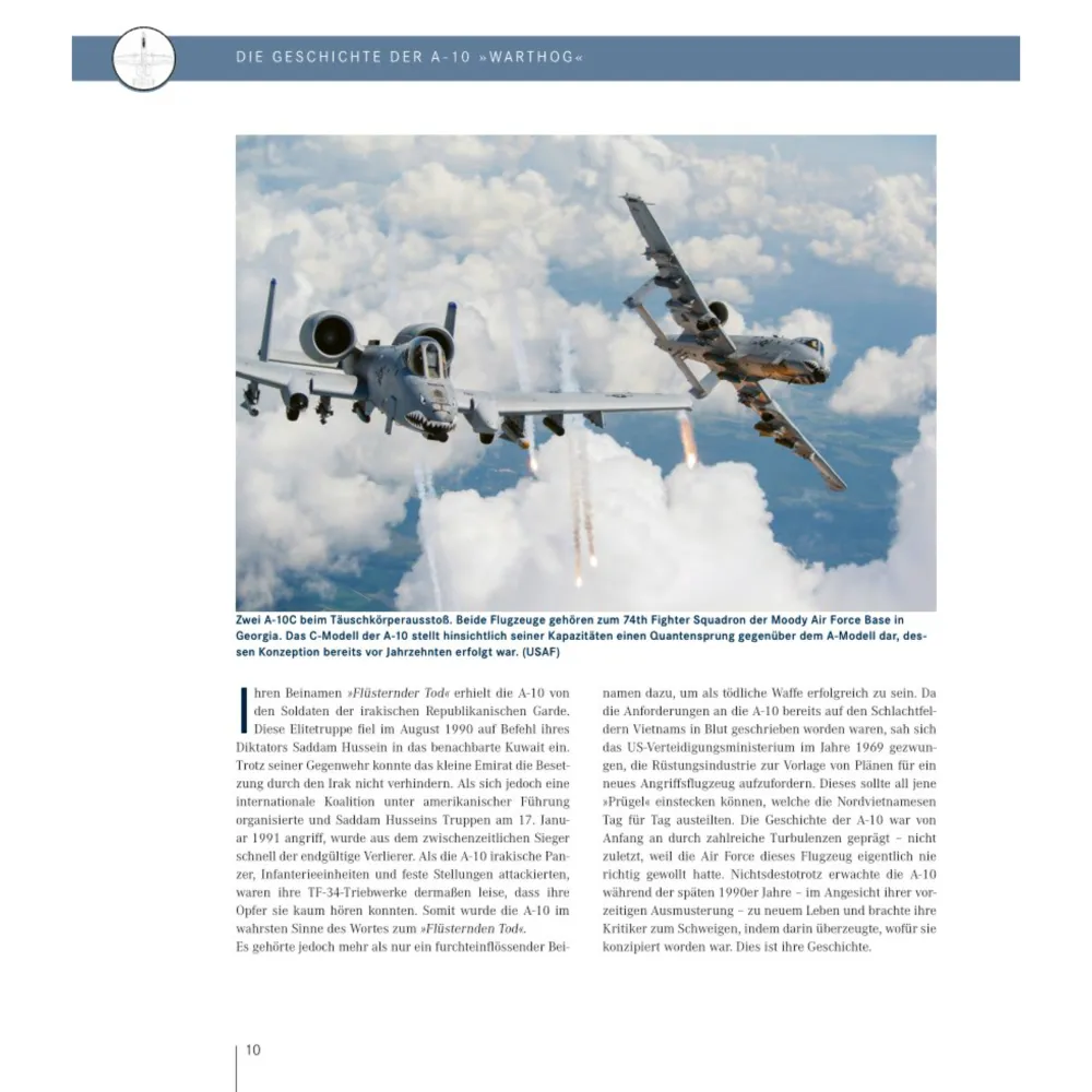 A-10 Thunderbolt Warthog Flugzeug Krieg Handbuch Steve Davies Motorbuchverlag