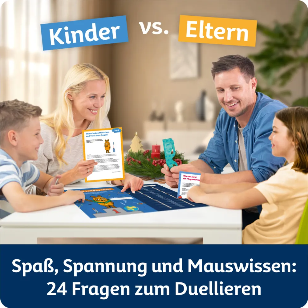 Die Sendung mit der Maus Wer weiß mehr Adventskalender Kinder Franzis Verlag
