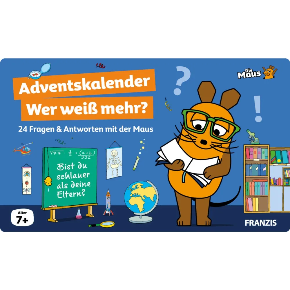 Die Sendung mit der Maus Wer weiß mehr Adventskalender Kinder Franzis Verlag