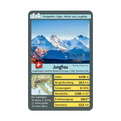 Die Jungfrau ist ein berühmter Gipfel in den Berner Alpen, Schweiz, Teil des UNESCO-Weltkulturerbes. Sie bietet atemberaubende Alpenlandschaften, Wanderwege und ist ein beliebtes Ziel für Bergsteiger.