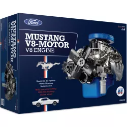 Ford Mustang V8 Motorbausatz Modellmotor Engine Kit Maßstab 1:4 Franzis Verlag