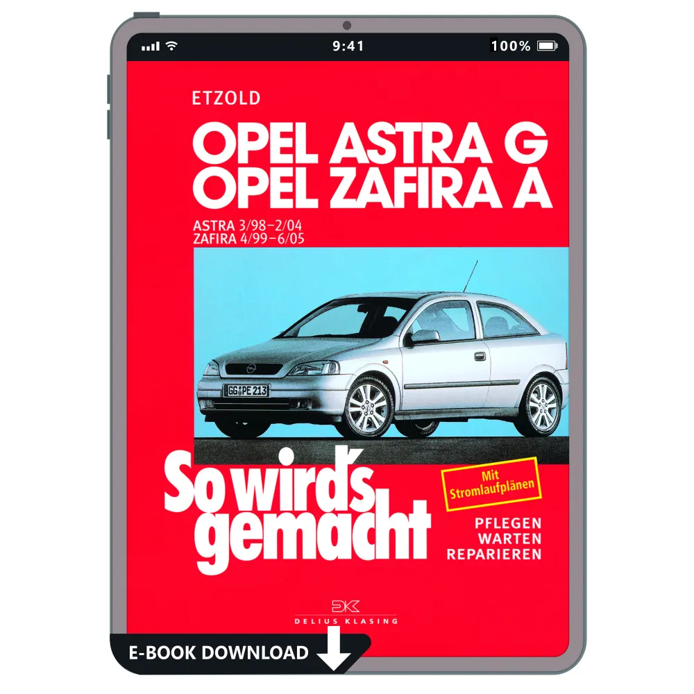 Opel Astra G 1998-2004 So wird's gemacht Reparaturanleitung E-Book PDF