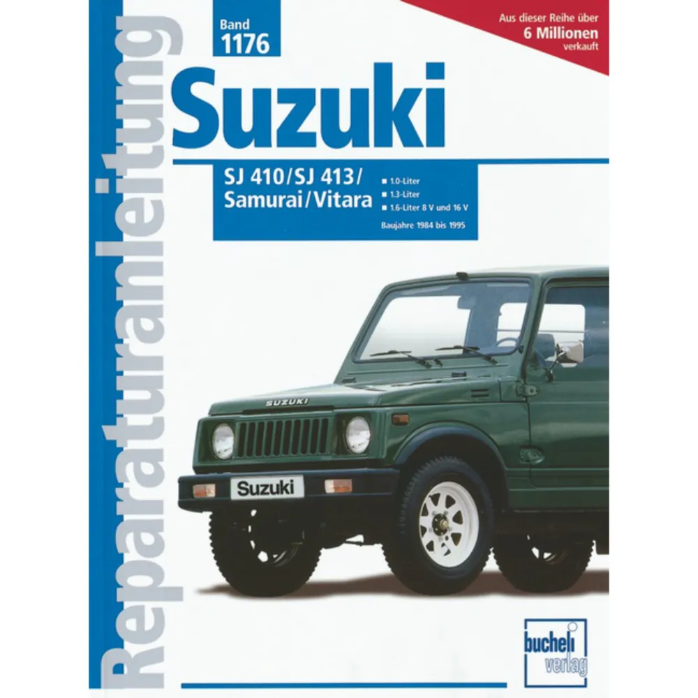 Suzuki Samurai Vitara SJ 410/413 1984-1995 Reparaturanleitung Bucheli Verlag