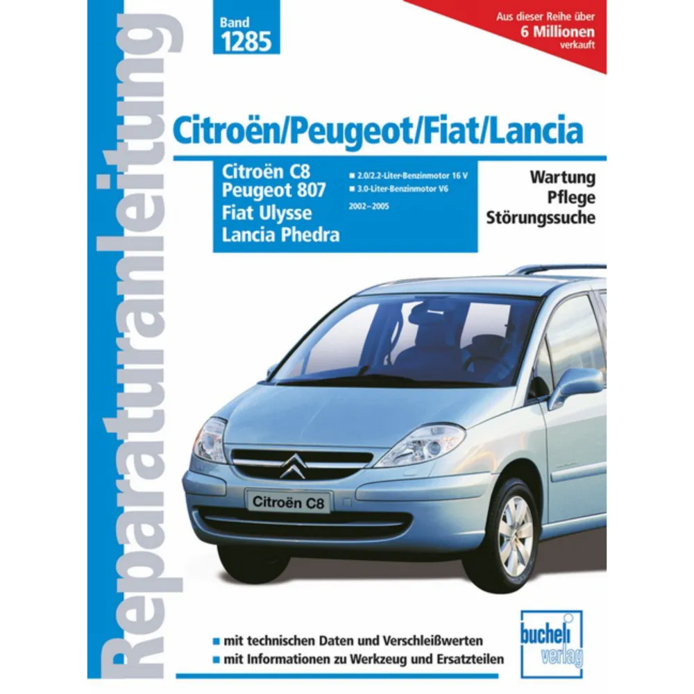 Lancia Phedra Typ 179 2002-2005 Reparaturanleitung/Handbuch Bucheli Verlag