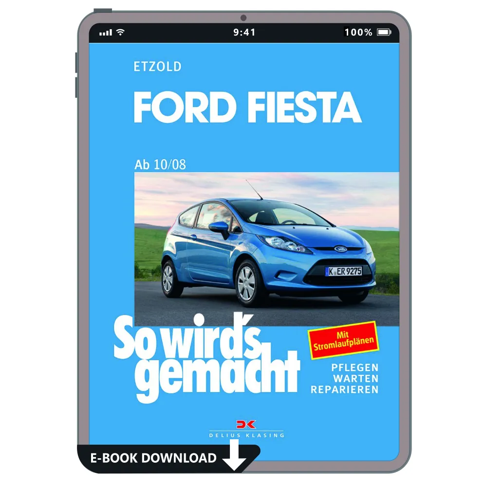 Ford Fiesta Typ JAB 2008-2017 So wird's gemacht Reparaturanleitung E-Book PDF