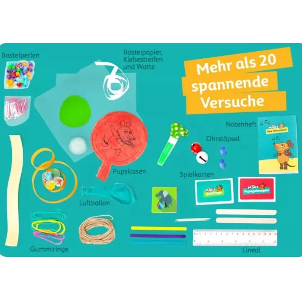 20 Musikalische Musik Geräusche Experimente Sendung mit der Maus Franzis Verlag