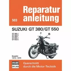 Suzuki GT 380 J/K/L, GT 550 J/K (1972-1979) Reparaturanleitung Bucheli Verlag