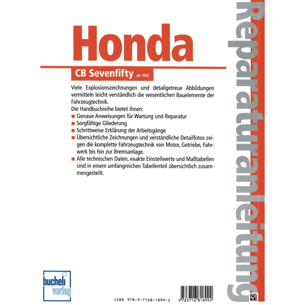 Werkstatthandbuch CB 750 Four 643002