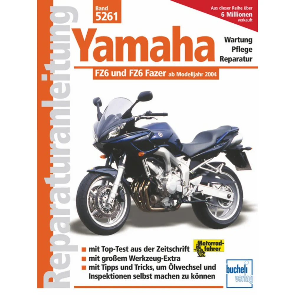 Yamaha FZ6,Fazer Typ RJ07,071,074 RJ14,149,14B Bj. ab 2004 Reparaturanleitung