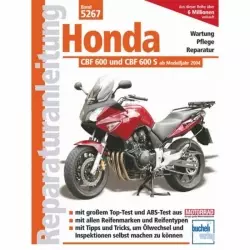 Honda CBF 600/CBF 600 S, Typ PC 31/43 (2004-2008) Reparaturanleitung