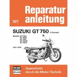 Suzuki GT 750 J/K/L/M/A 3 Zyl. (1971-1976) Reparaturanleitung Bucheli Verlag