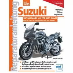 Suzuki GSF 1250/1250 S Bandit-Modelle ohne/mit ABS (ab 2007) Reparaturanleitung