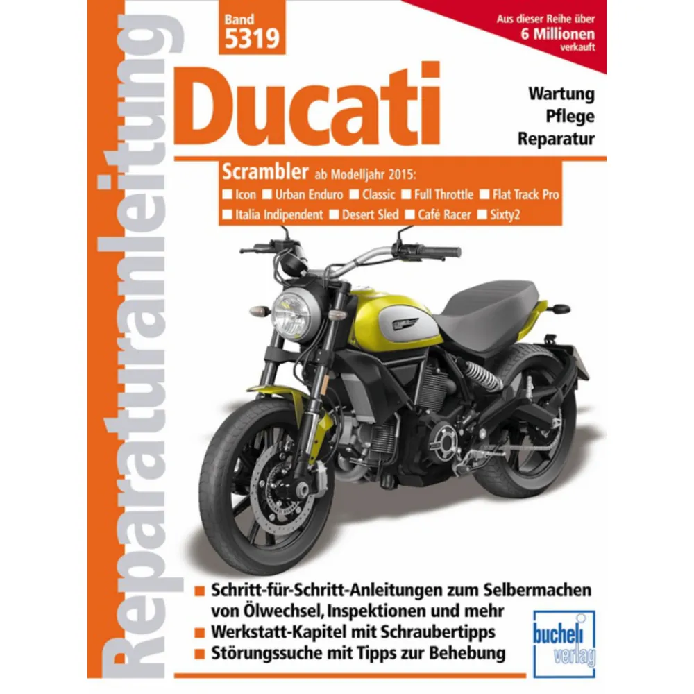 Ducati Scrambler Typ Classic, Full Throttle Baujahre ab 2015 Reparaturanleitung