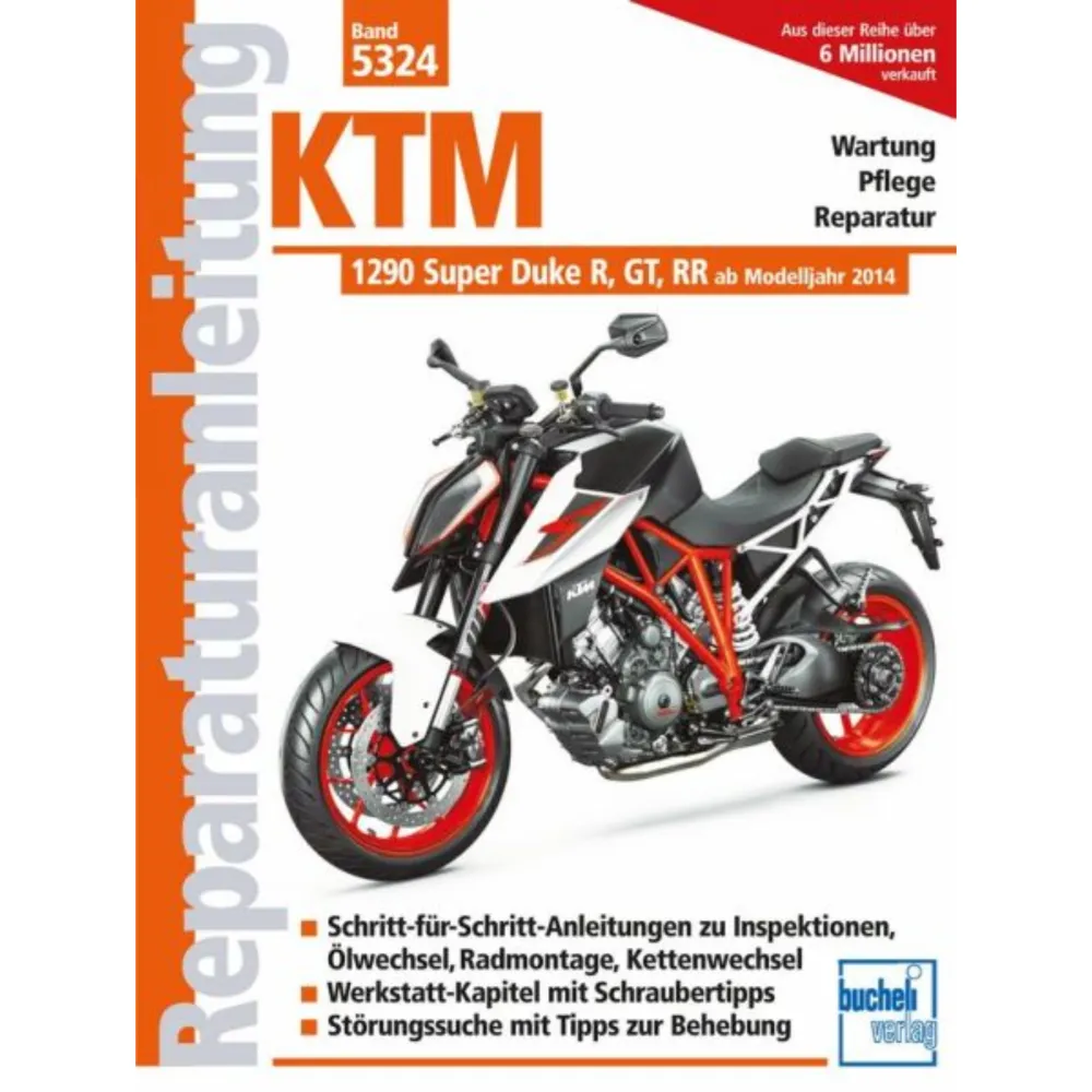 KTM 1290 Super Duke R, RR, GT Typ KL650A Baujahr ab 2014 Reparaturanleitung