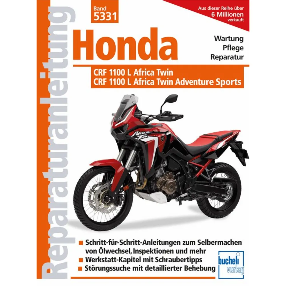 Honda CRF 1100 L Africa Twin inkl. Adventure Sports 2019-2024 Reparaturanleitung