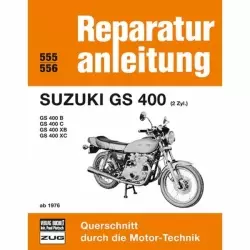 Suzuki GS 400 B/C/CB/XC, 2 Zyl. (1976-1983) Reparaturanleitung Bucheli Verlag