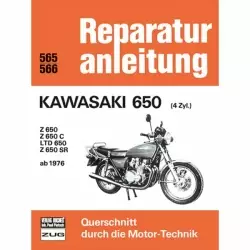 Kawasaki Z 650/C/SR, LTD 650 4 Zyl (1976-1983) Reparaturanleitung Bucheli Verlag