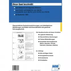 Werkstatthandbücher für die Wartung, Instandhaltung und Pflege ihres Autos. Alle Reparaturarbeiten werden genau beschrieben und mit vielen Fotos, Grafiken und Explosionszeichnungen verdeutlicht. Die Angabe über den Schwierigkeitsgrad der jeweiligen Reparatur hilft ihnen schon vor Beginn der Arbeiten, ob sie sich die Reparatur selbst zutrauen oder ob sie ihren Pkw in eine Werkstatt bringen. Bereits nach einer erfolgreich durchgeführten Reparatur amortisieren sich die Anschaffungskosten dieser Handbücher und sollte die Reparatur doch zu aufwendig sein, so dienen Ihnen diese Unterlagen als optimale Vorbereitung auf das Werkstattgespräch.