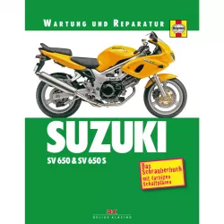 Suzuki SV 650 & SV 650 S (1999-2002) Motorrad Wartungs-/Reparaturanleitung