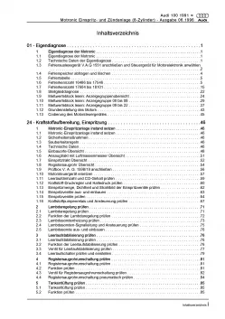 Audi 100 4A (90-97) Motronic Einspritz- Zündanlage 326 PS Reparaturanleitung PDF